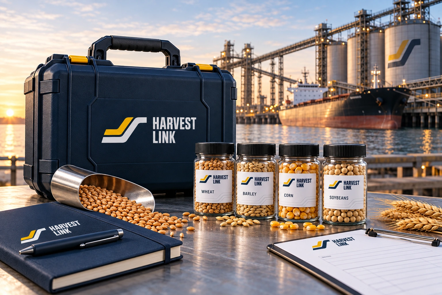 HARVEST LINK · Brand kit, mockup · Shared applications and boards