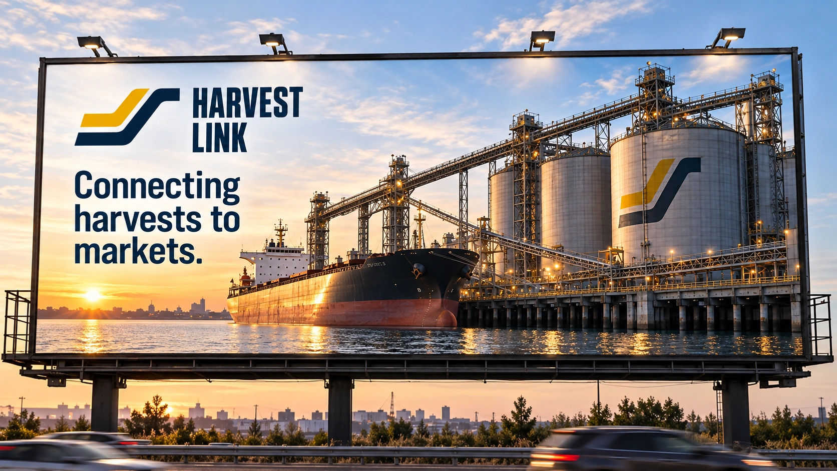 HARVEST LINK · Outdoor · placement mockup