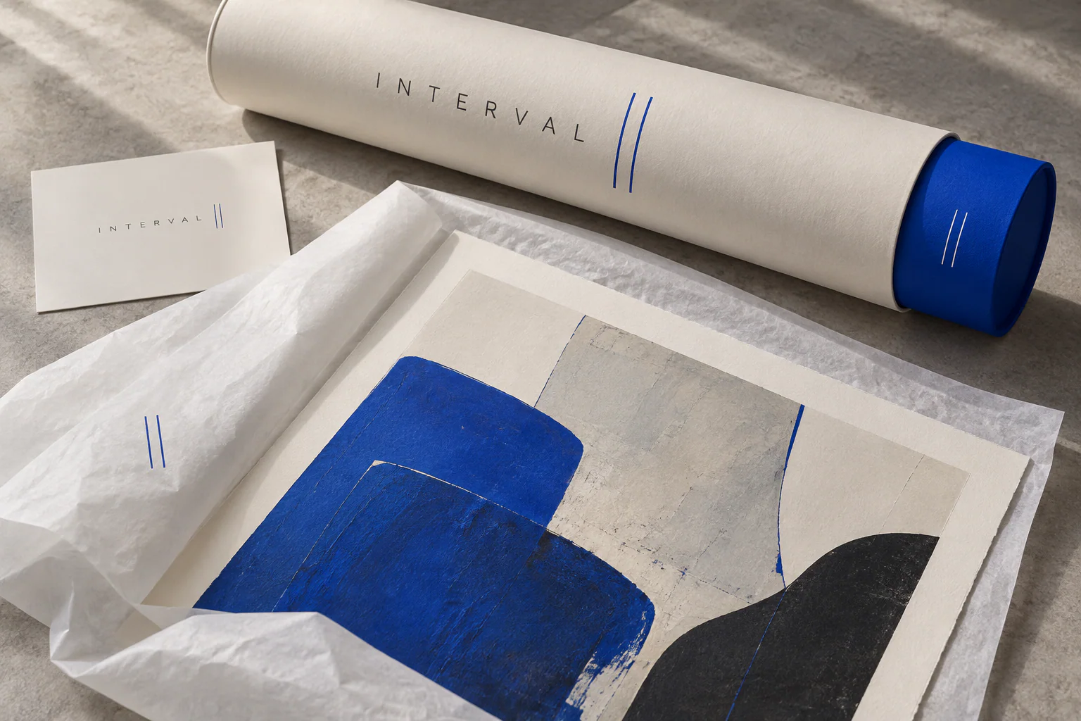 INTERVAL · Campaign poster 5 · The cobalt room