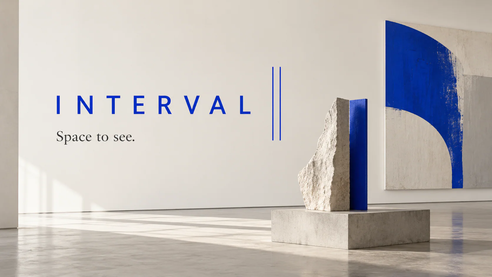 INTERVAL · Digital ad · landscape format
