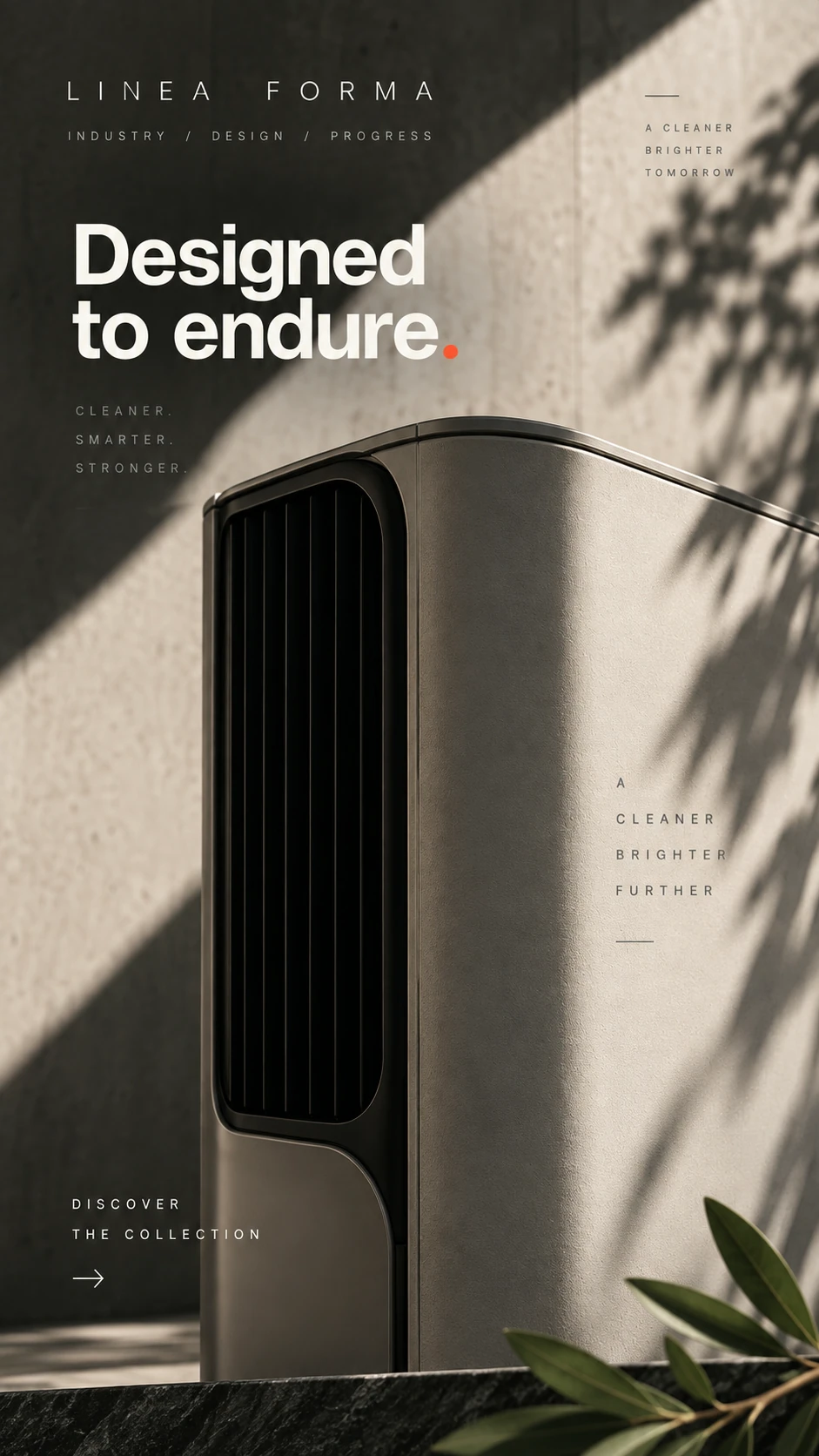 LINEA FORMA · Vertical format · static visual