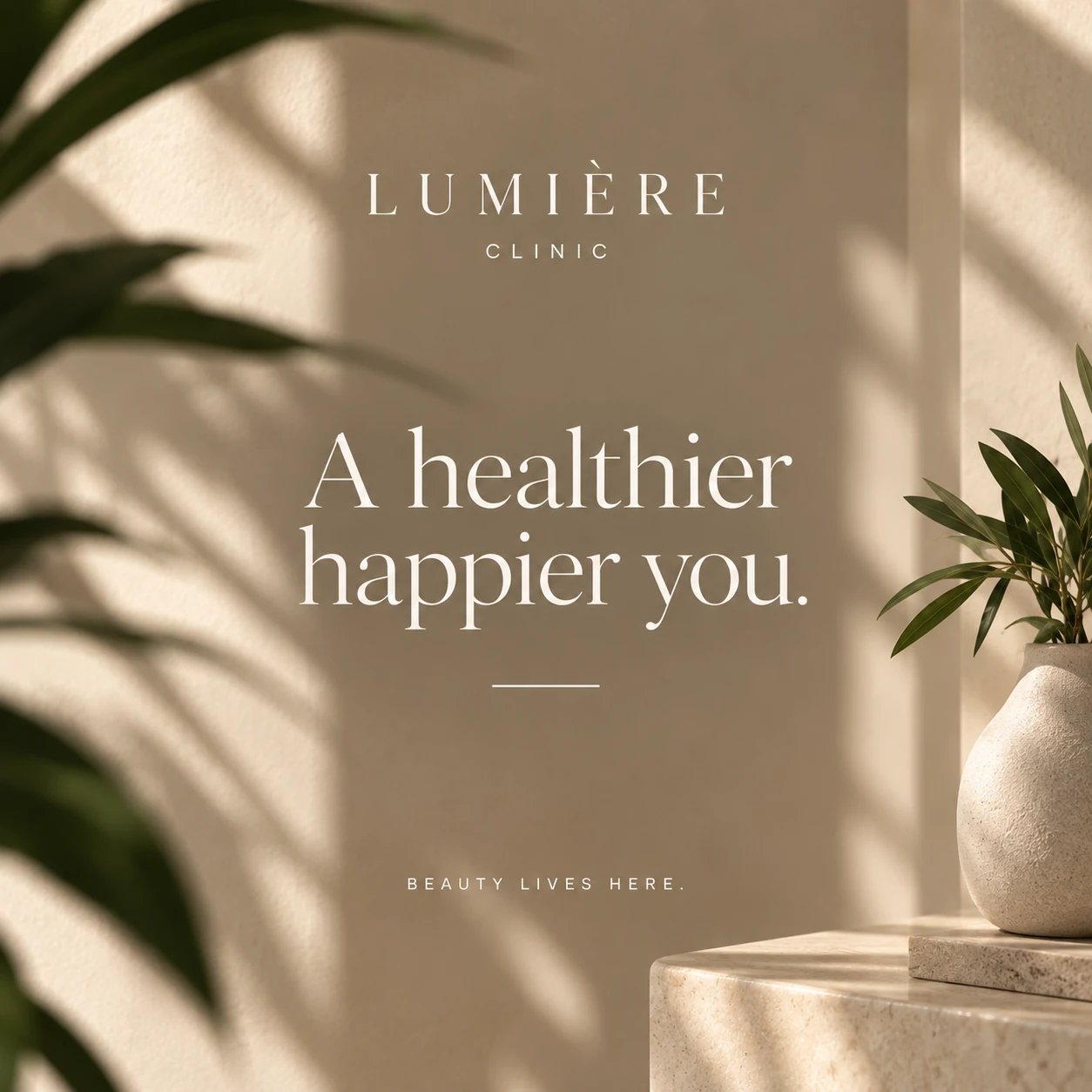 LUMIÈRE CLINIC · Digital ads / PPC 001 · Spa · time for yourself