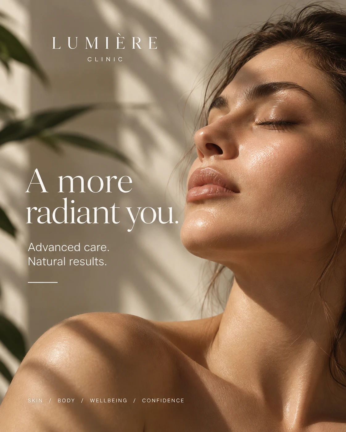 LUMIÈRE CLINIC · Digital ads / PPC 002 · Clinic · calm and clarity