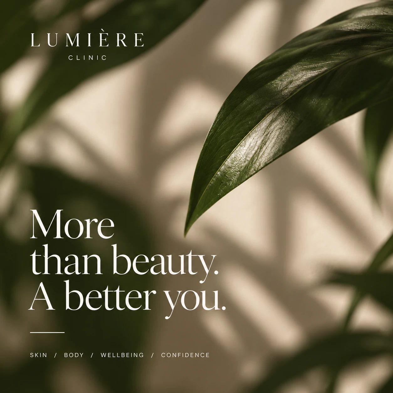 LUMIÈRE CLINIC · Digital ads / PPC 008 · Spa · time for yourself