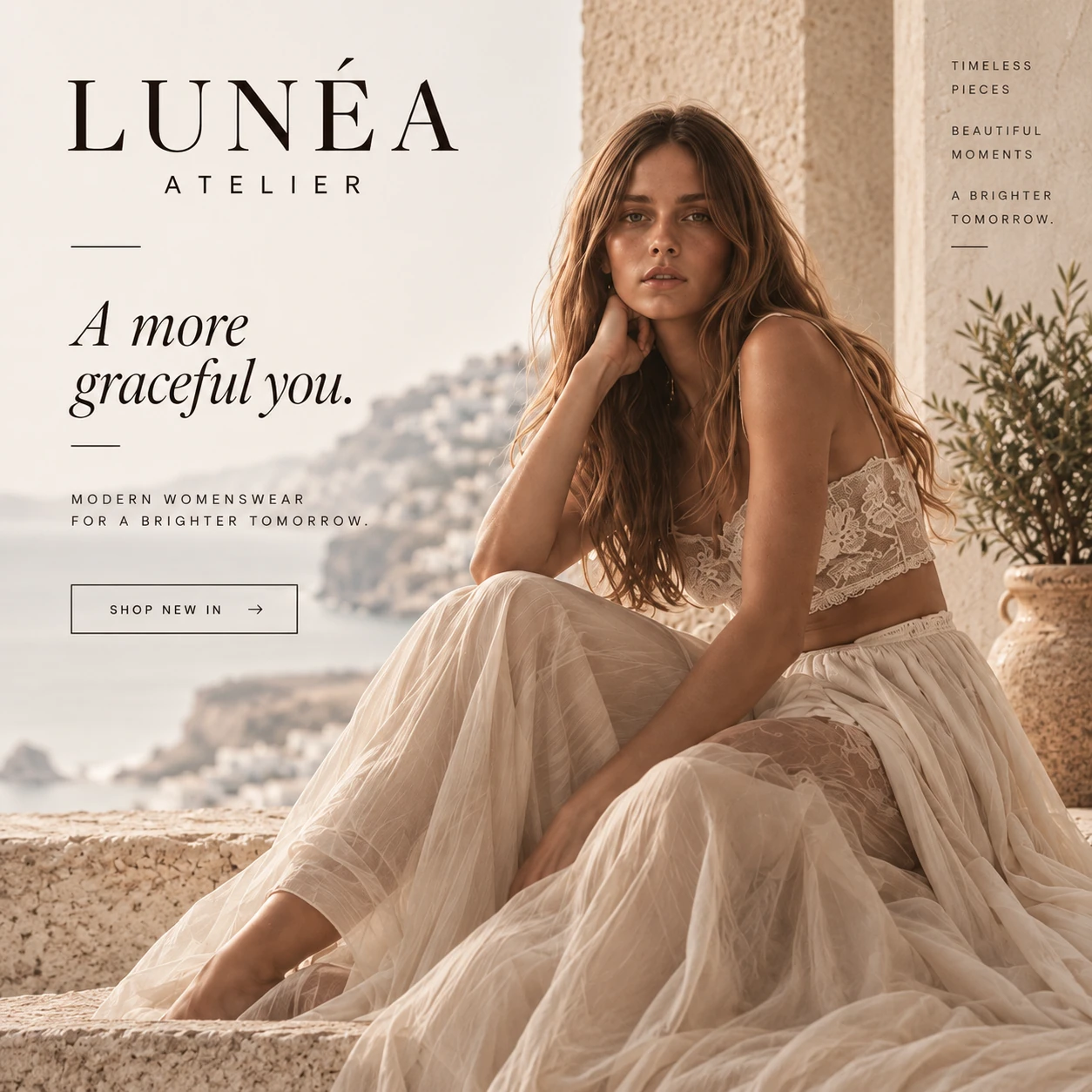 LUNÉA ATELIER · Key visuals 002 · The brand world