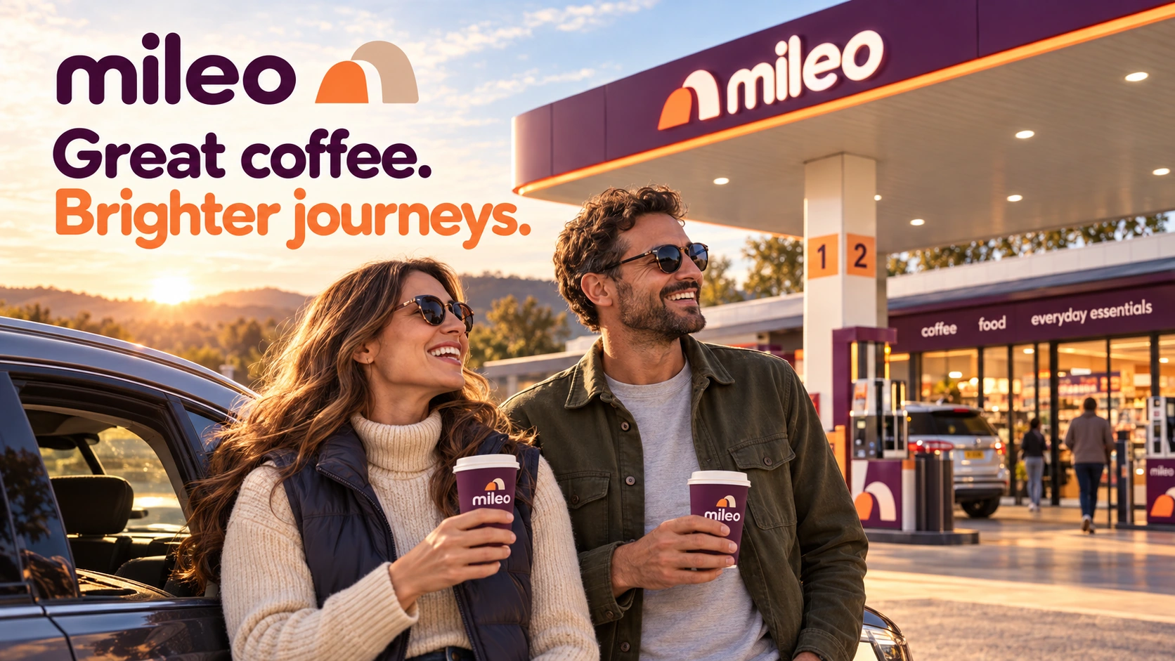 MILEO · Key visual: oamenii și experiența · Pauza împreună