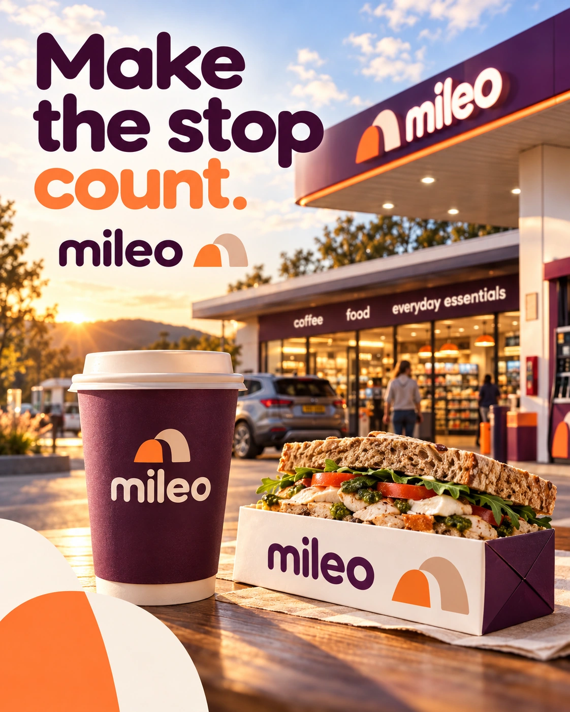MILEO · Feed · varianta 2