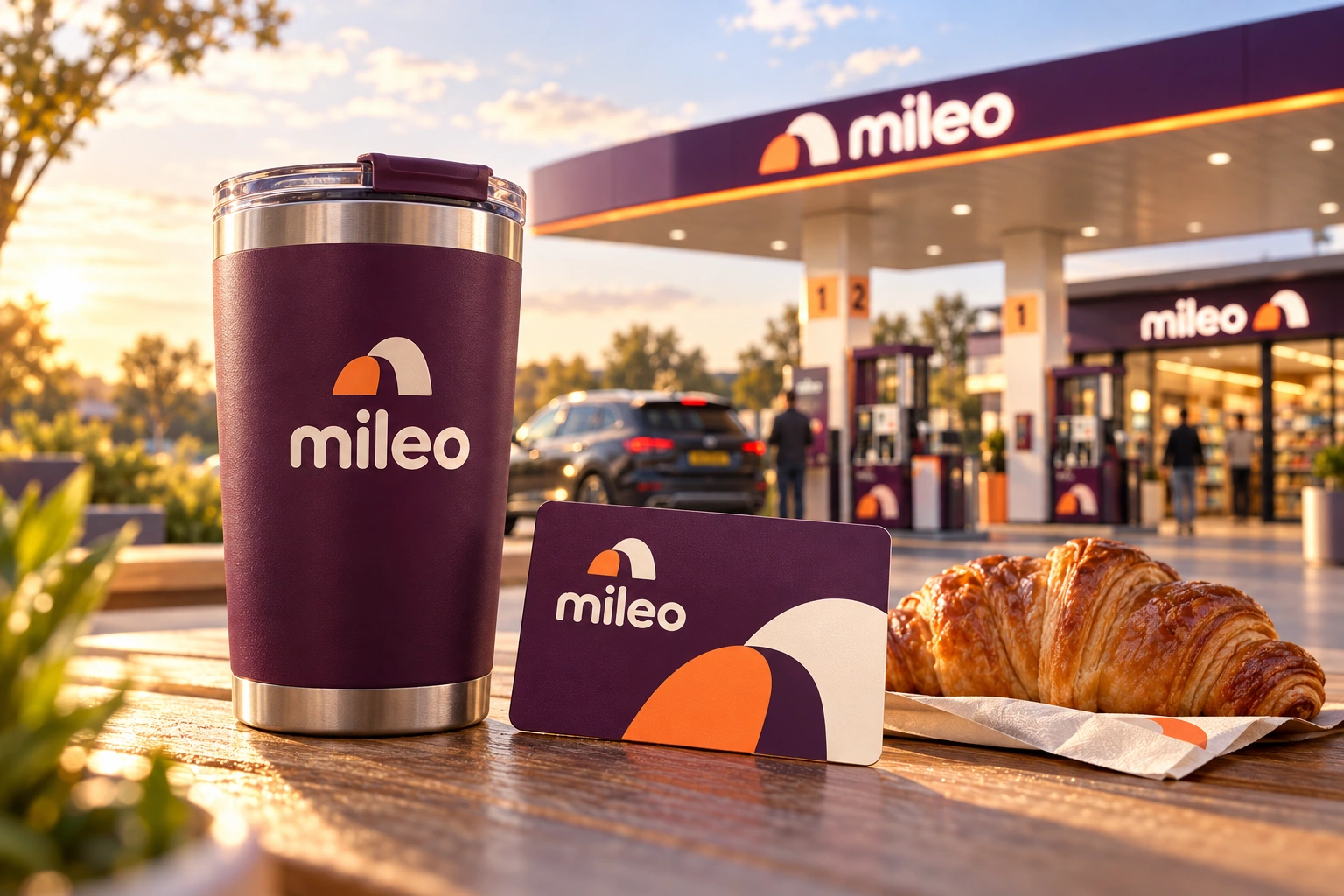 MILEO · Kit de brand, mockup · Aplicații comune și planșe
