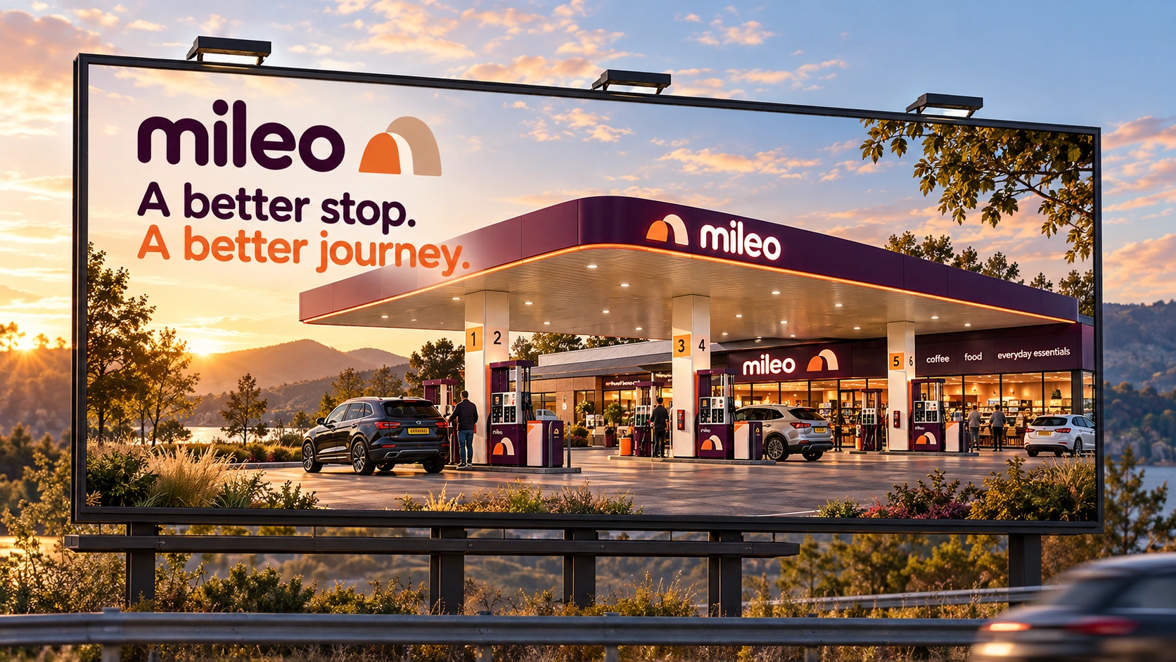 MILEO · Outdoor · machetă de amplasare