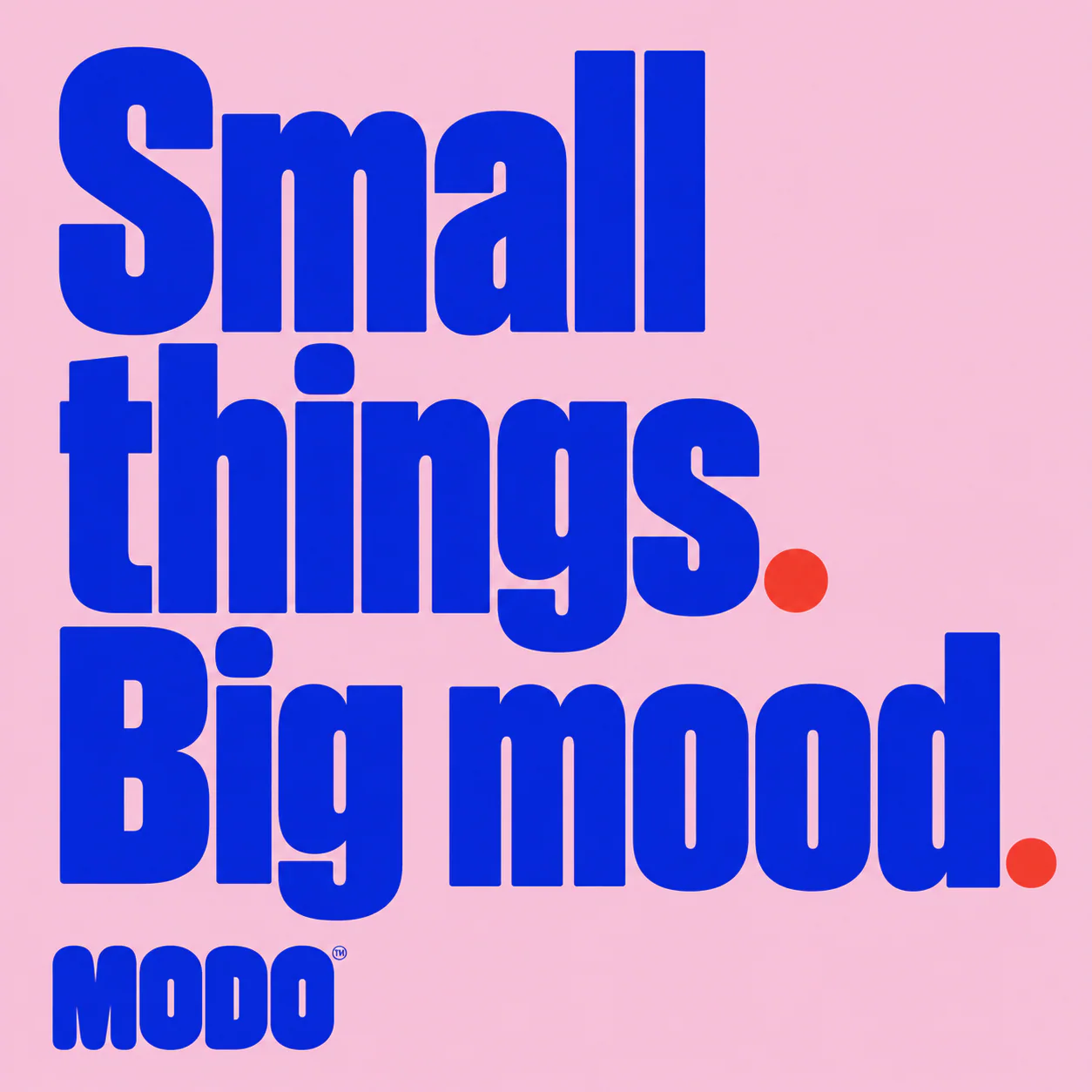 MODO · The typographic manifesto