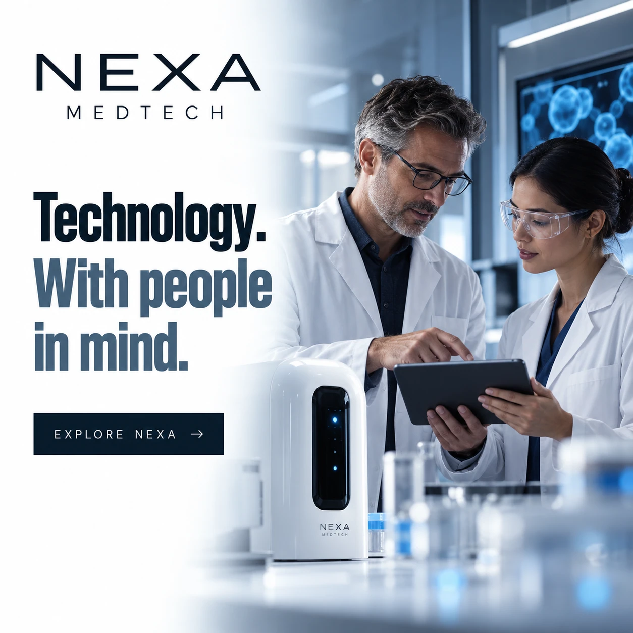 NEXA MEDTECH · Digital ads / PPC 008 · The brand world