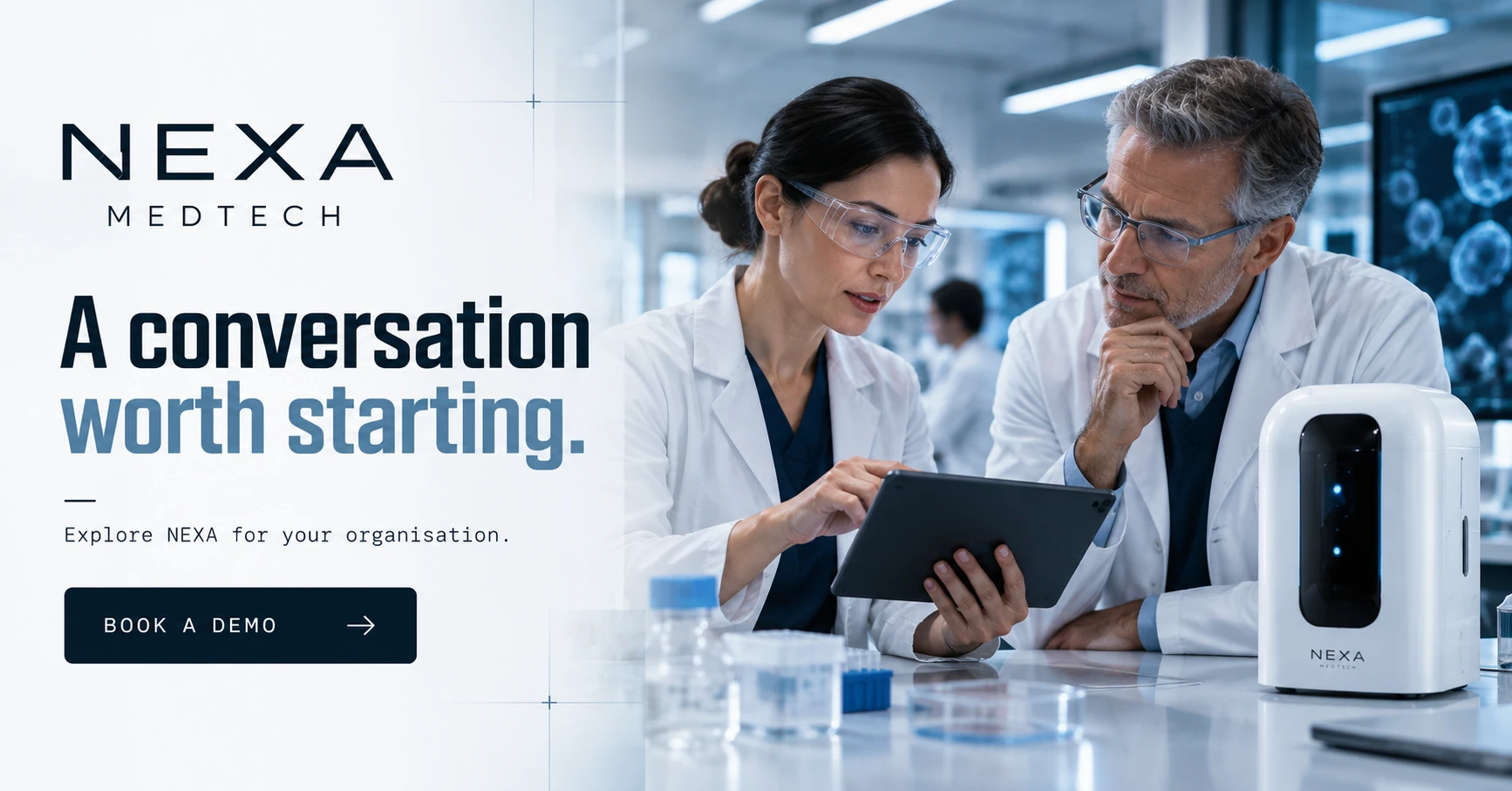 NEXA MEDTECH · Digital ads / PPC 011 · The brand world