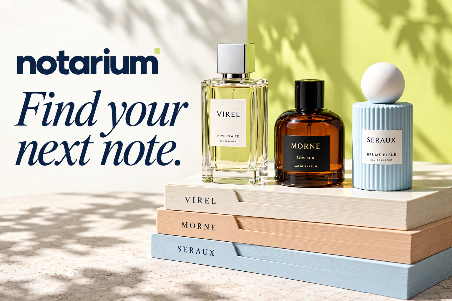 NOTARIUM · Find your next note.