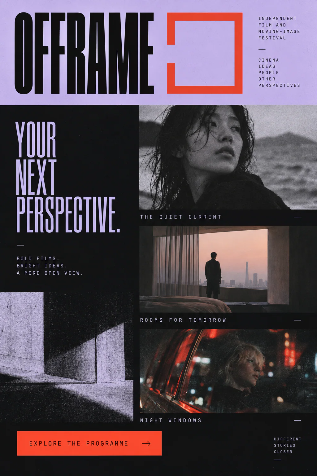 OFFRAME · Vertical format · variation 3