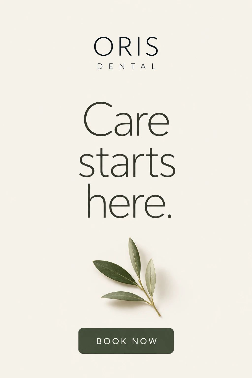 ORIS DENTAL · Digital ads / PPC 012 · The brand world