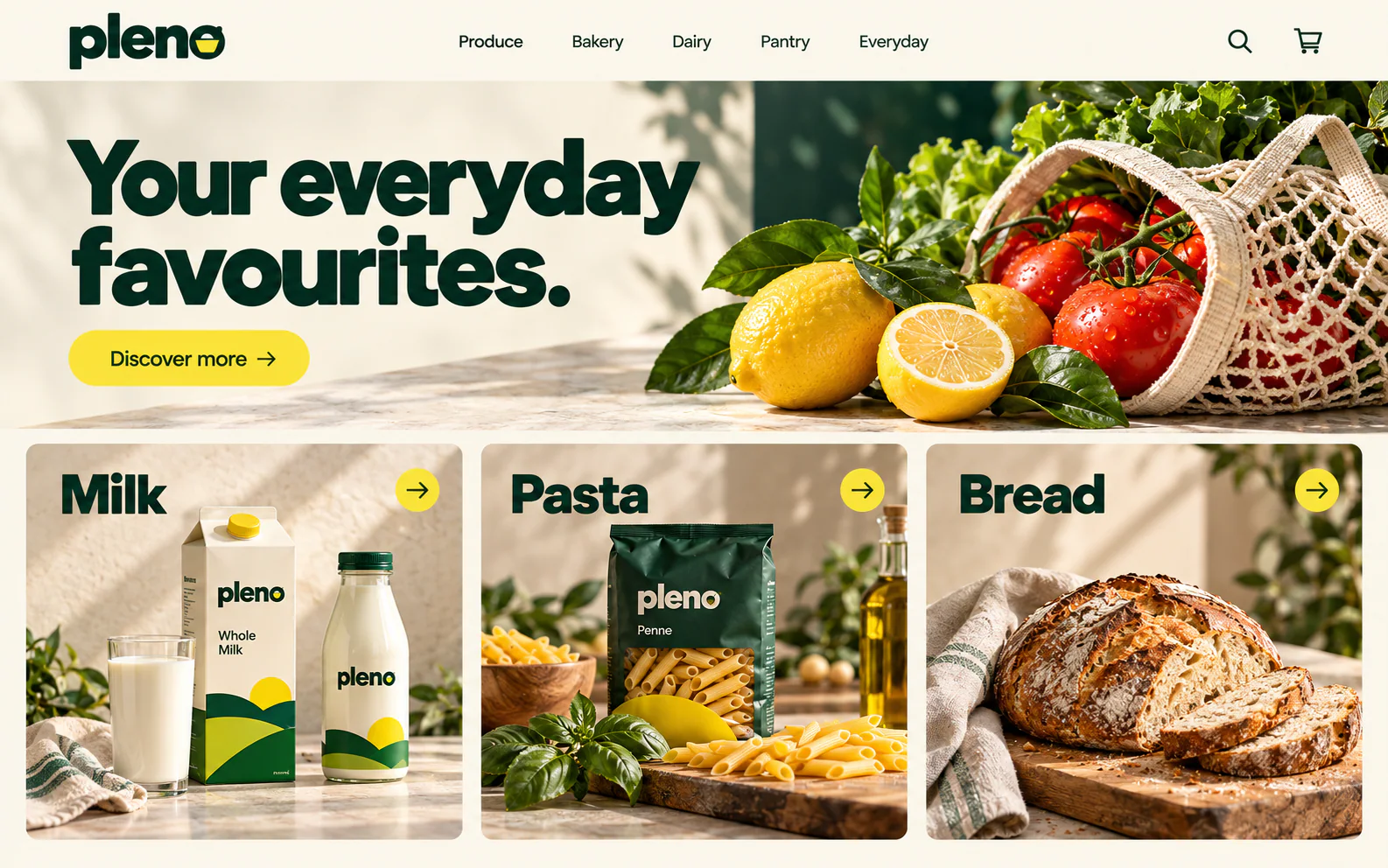 PLENO · The next step · concept mockup
