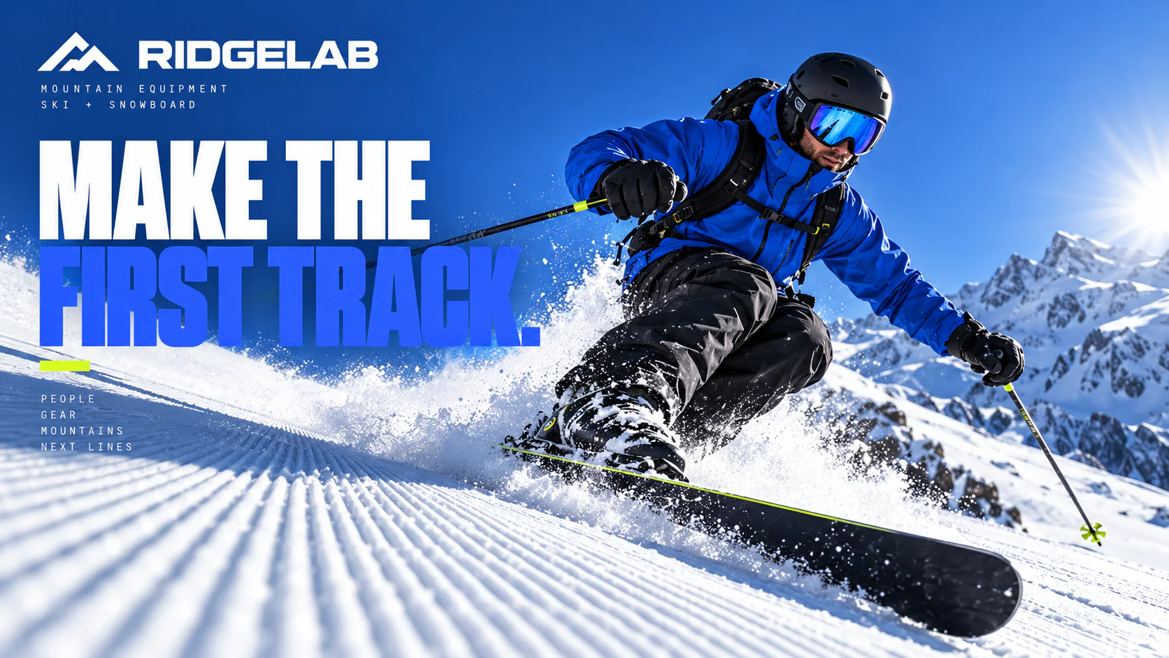 RIDGELAB · The ski line