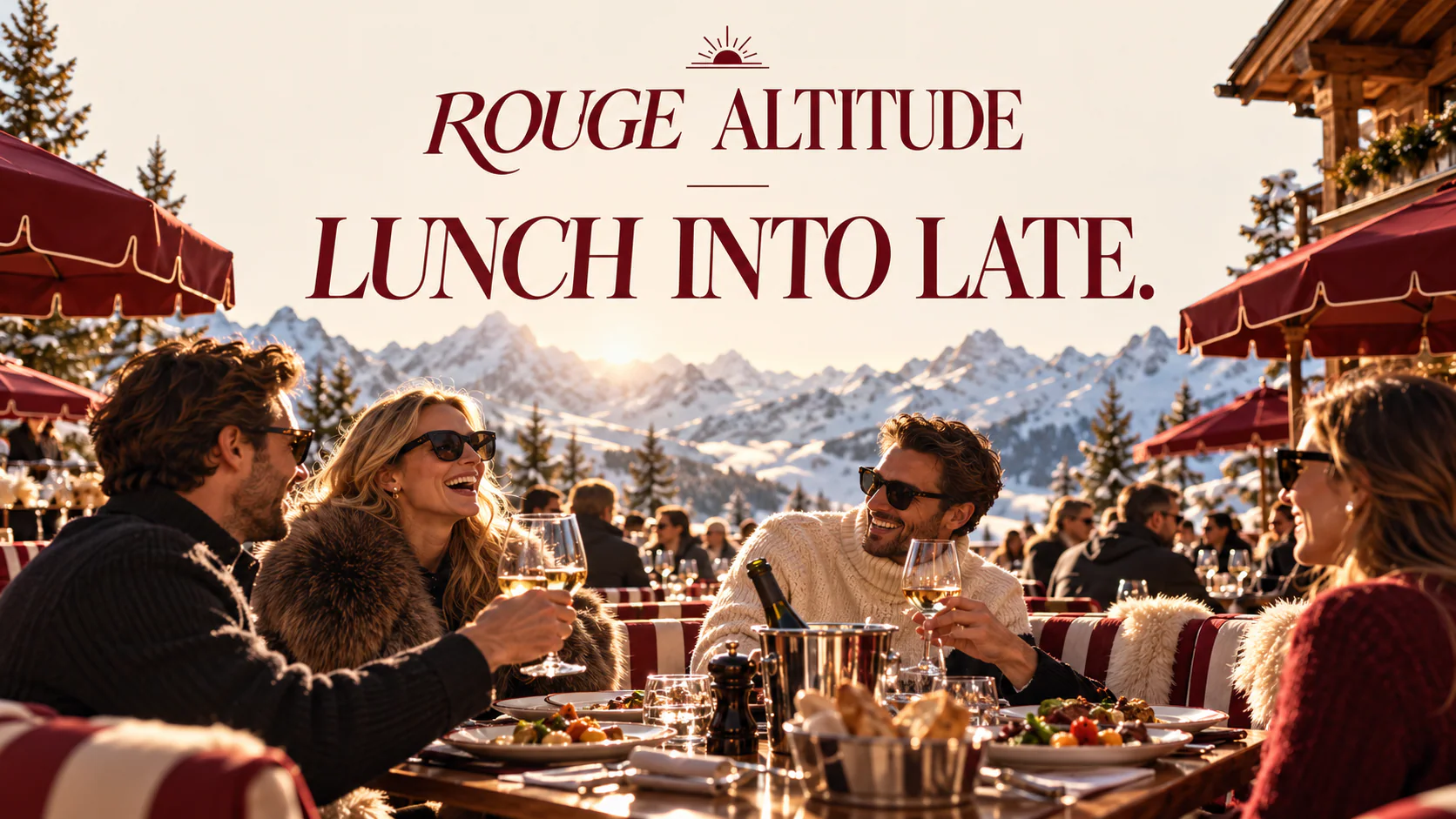 ROUGE ALTITUDE · Long lunches. Late afternoons.