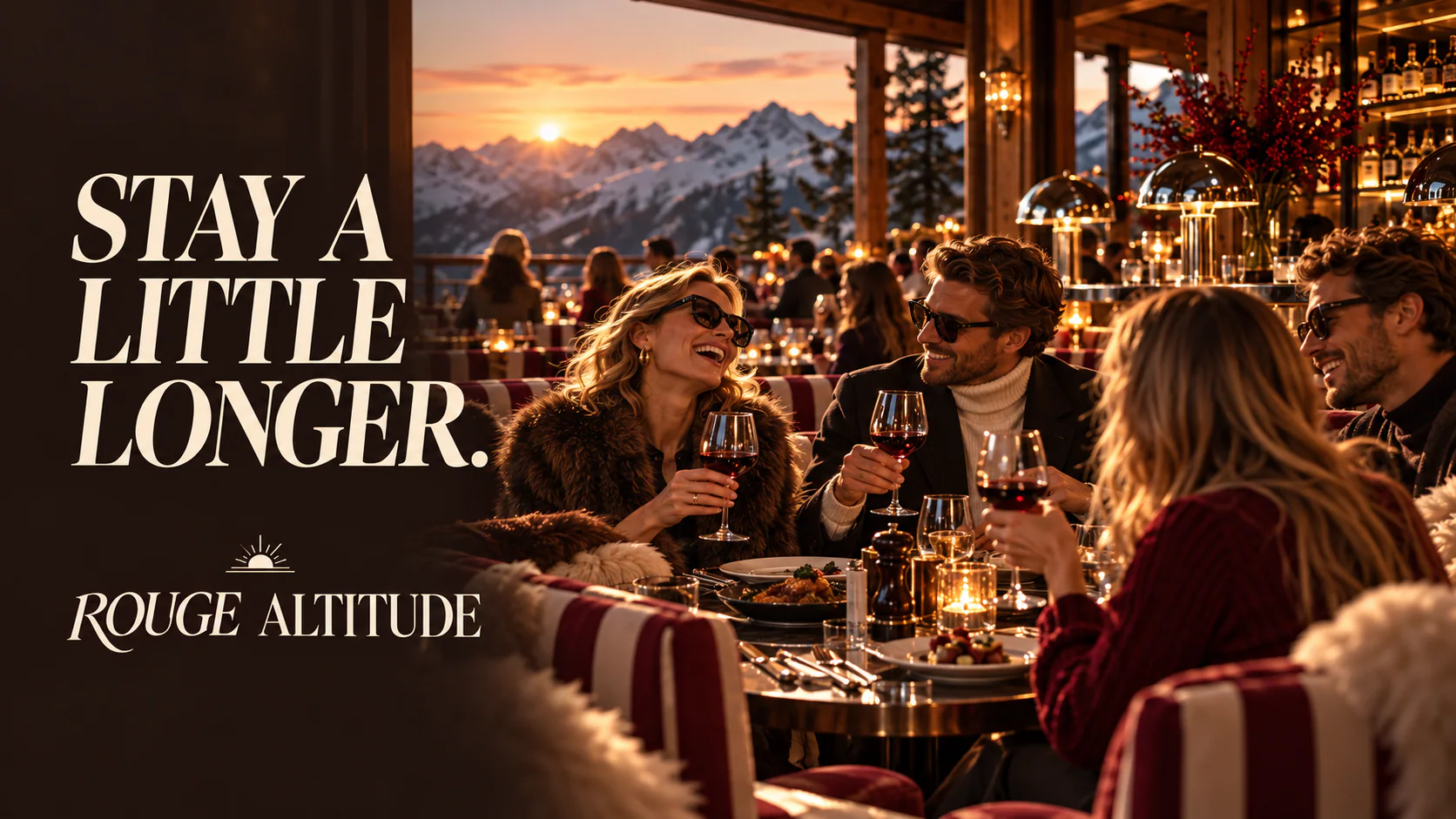 ROUGE ALTITUDE · The evening bar