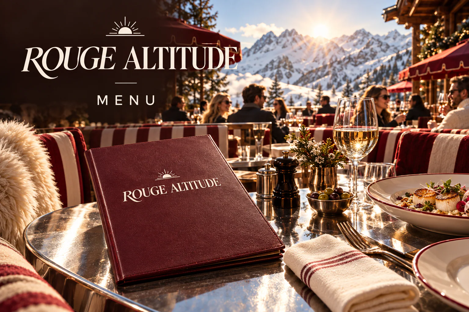 ROUGE ALTITUDE · Identity in use · mockup