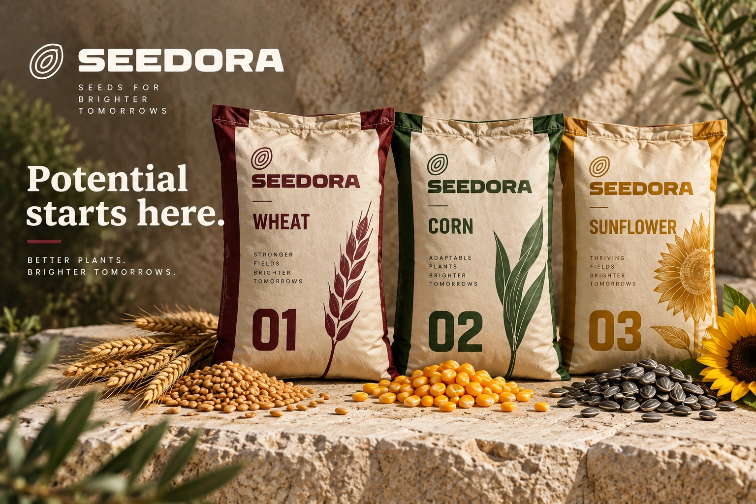 SEEDORA · Brand kit, mockup · Shared applications and boards