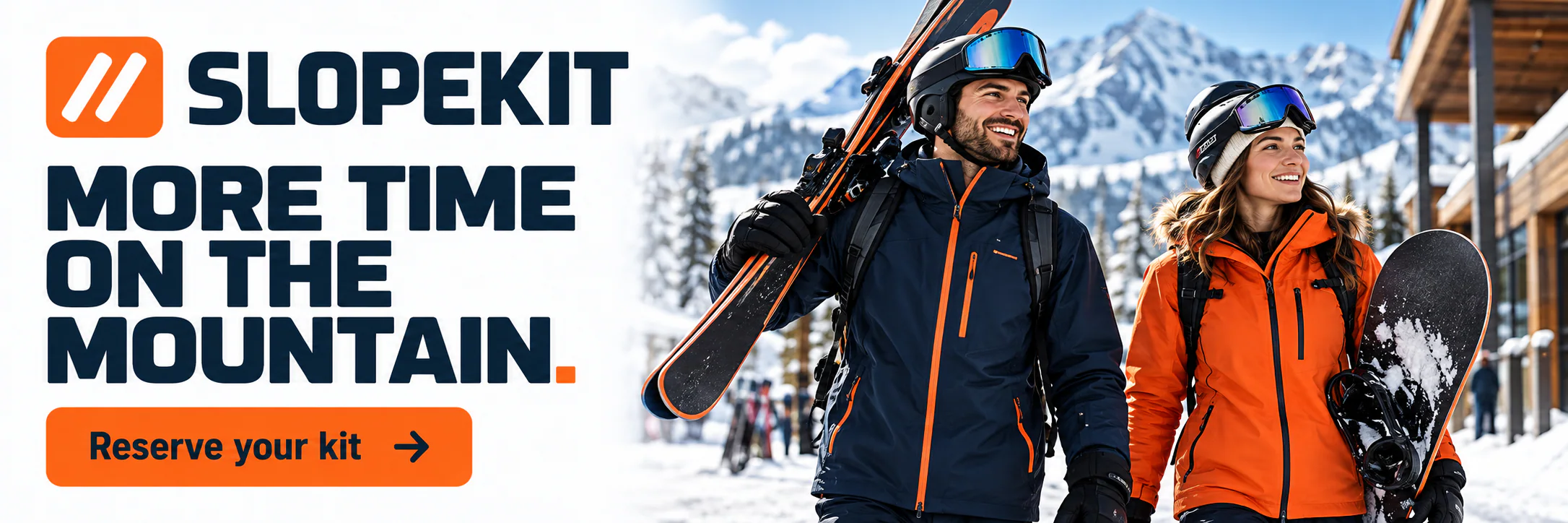 SLOPEKIT · Digital ad · landscape format