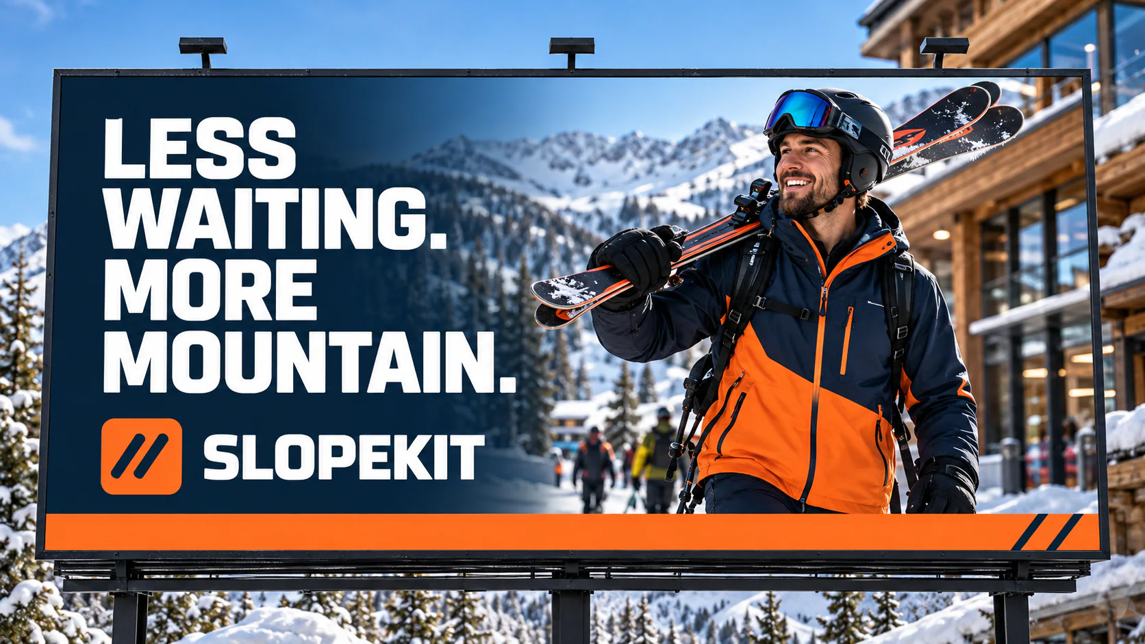 SLOPEKIT · Outdoor · placement mockup