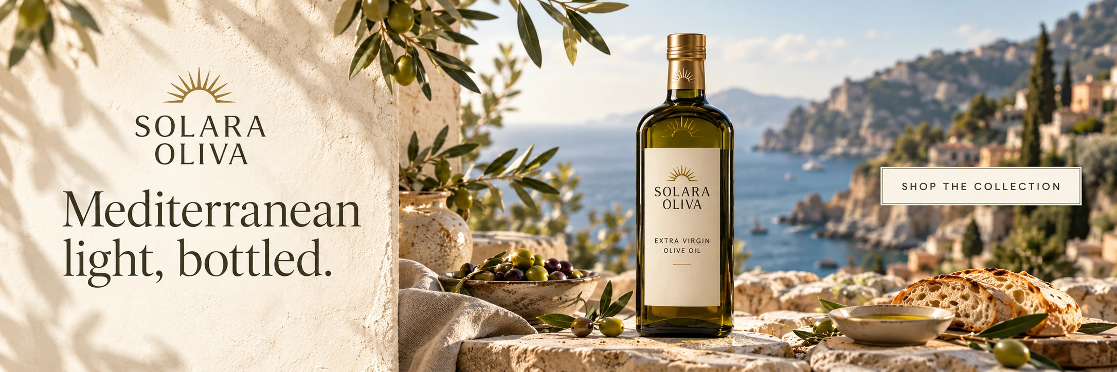 SOLARA OLIVA · Digital ads / PPC 006 · Origin and light