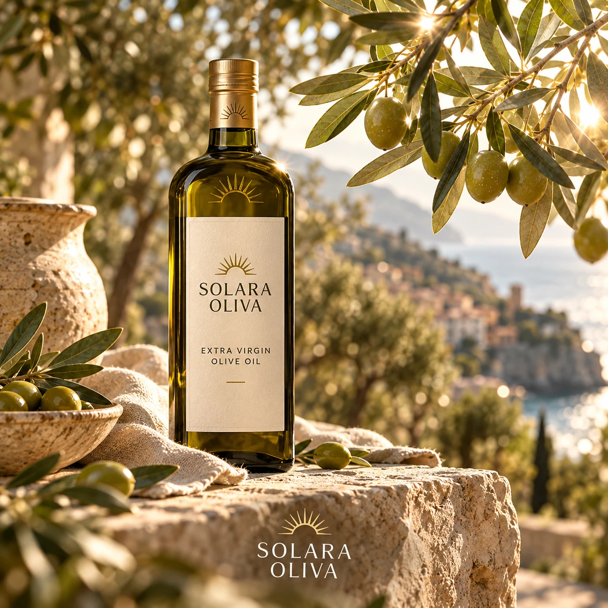 SOLARA OLIVA · Digital ads / PPC 008 · Origin and light