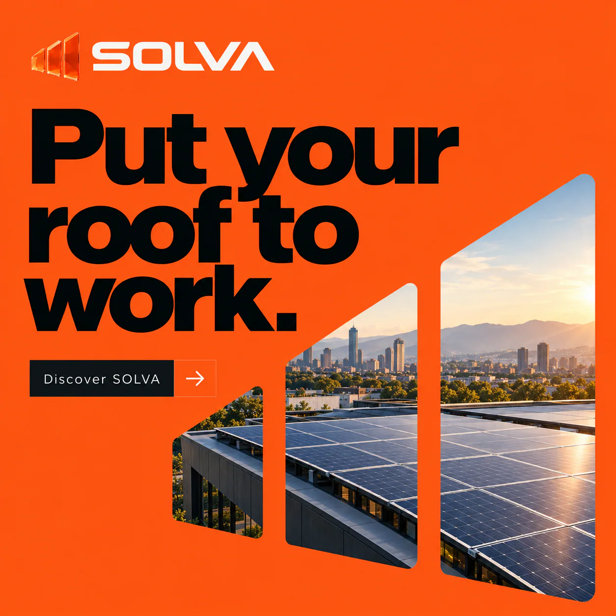 SOLVA · Digital ad 2 · Orange glass fins