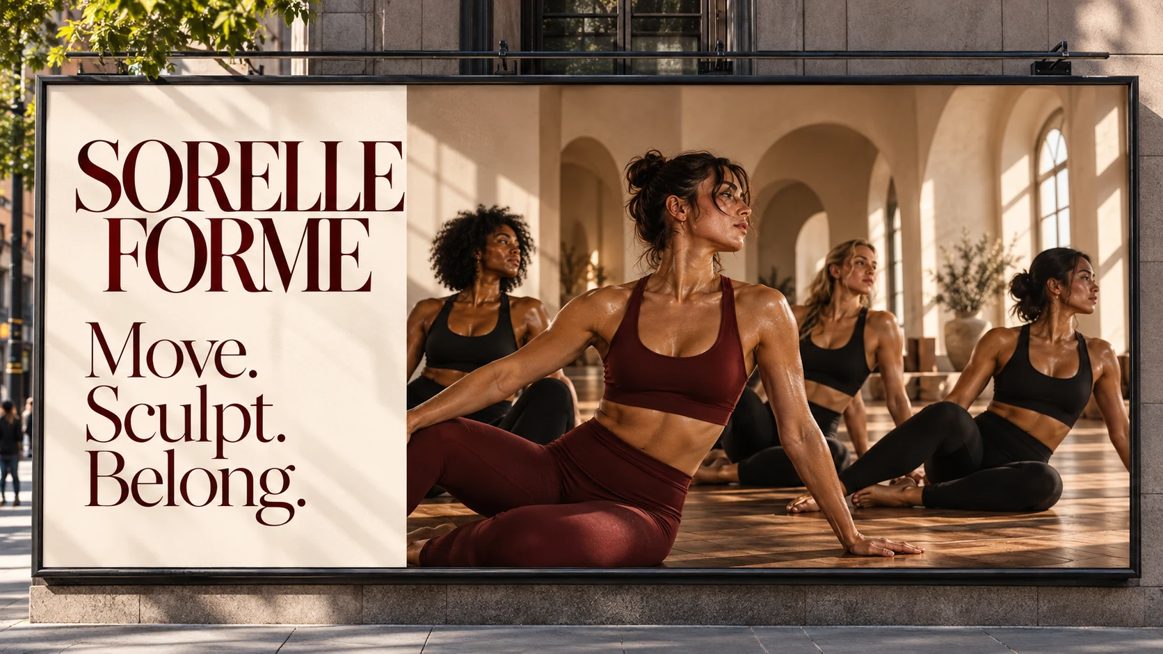 SORELLE FORME · Outdoor · placement mockup