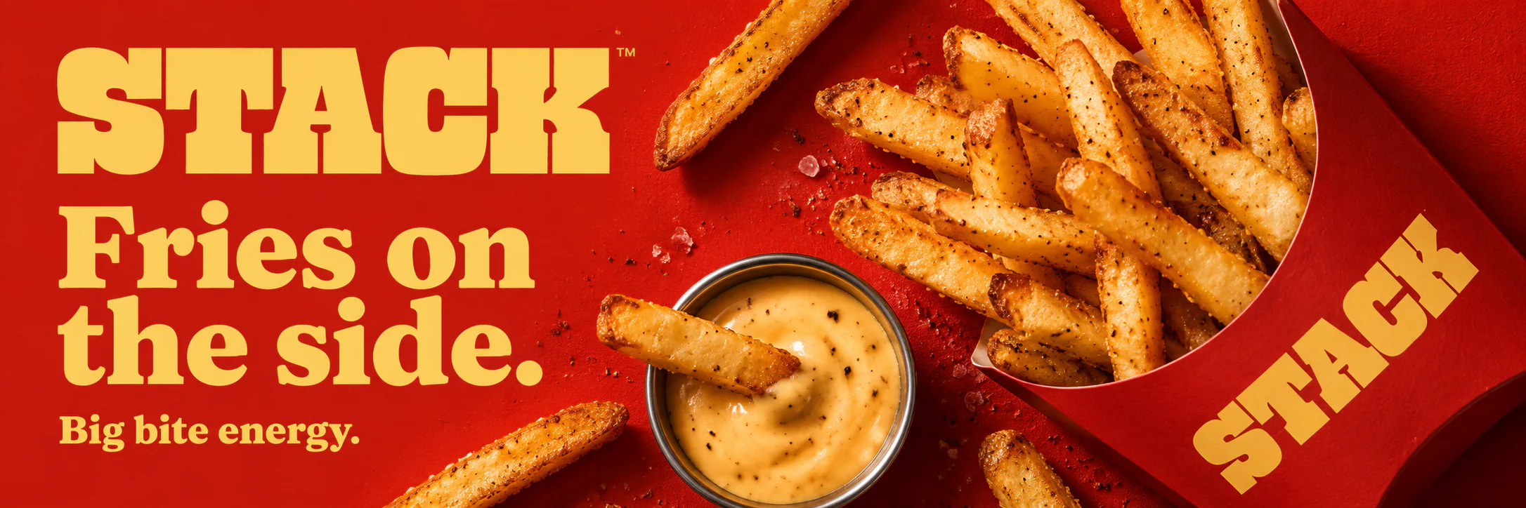 STACK · Digital ad 4 · Red and butter