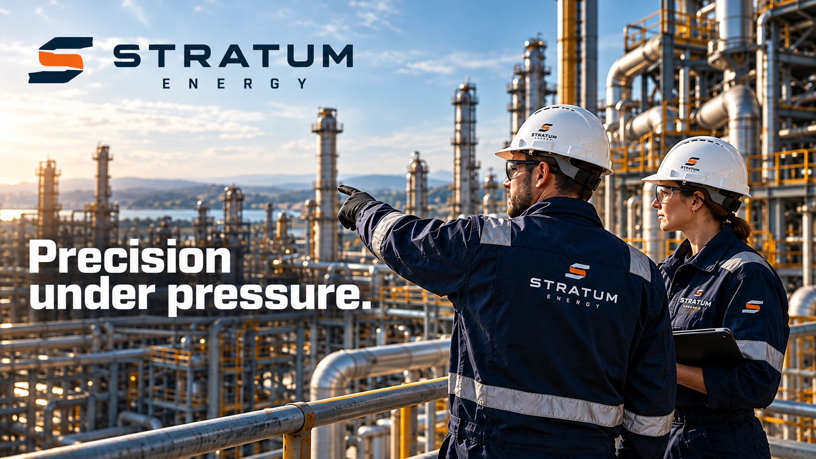 STRATUM ENERGY · Bring a complex operation down to the detail.