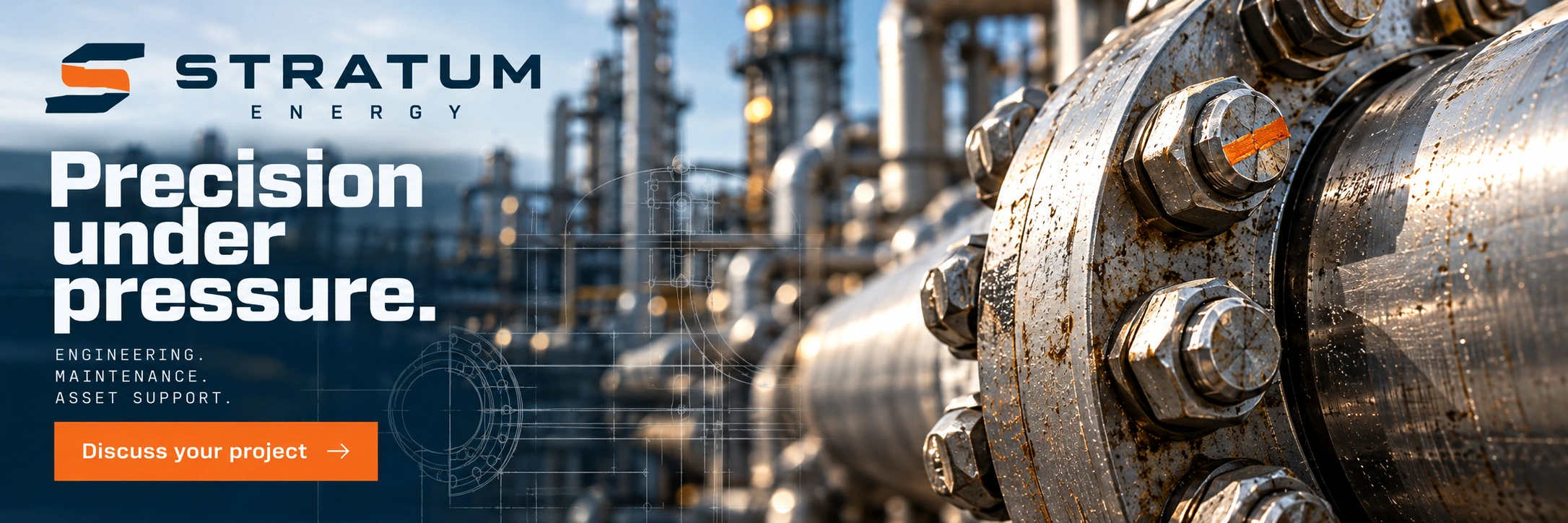 STRATUM ENERGY · Digital ad · landscape format