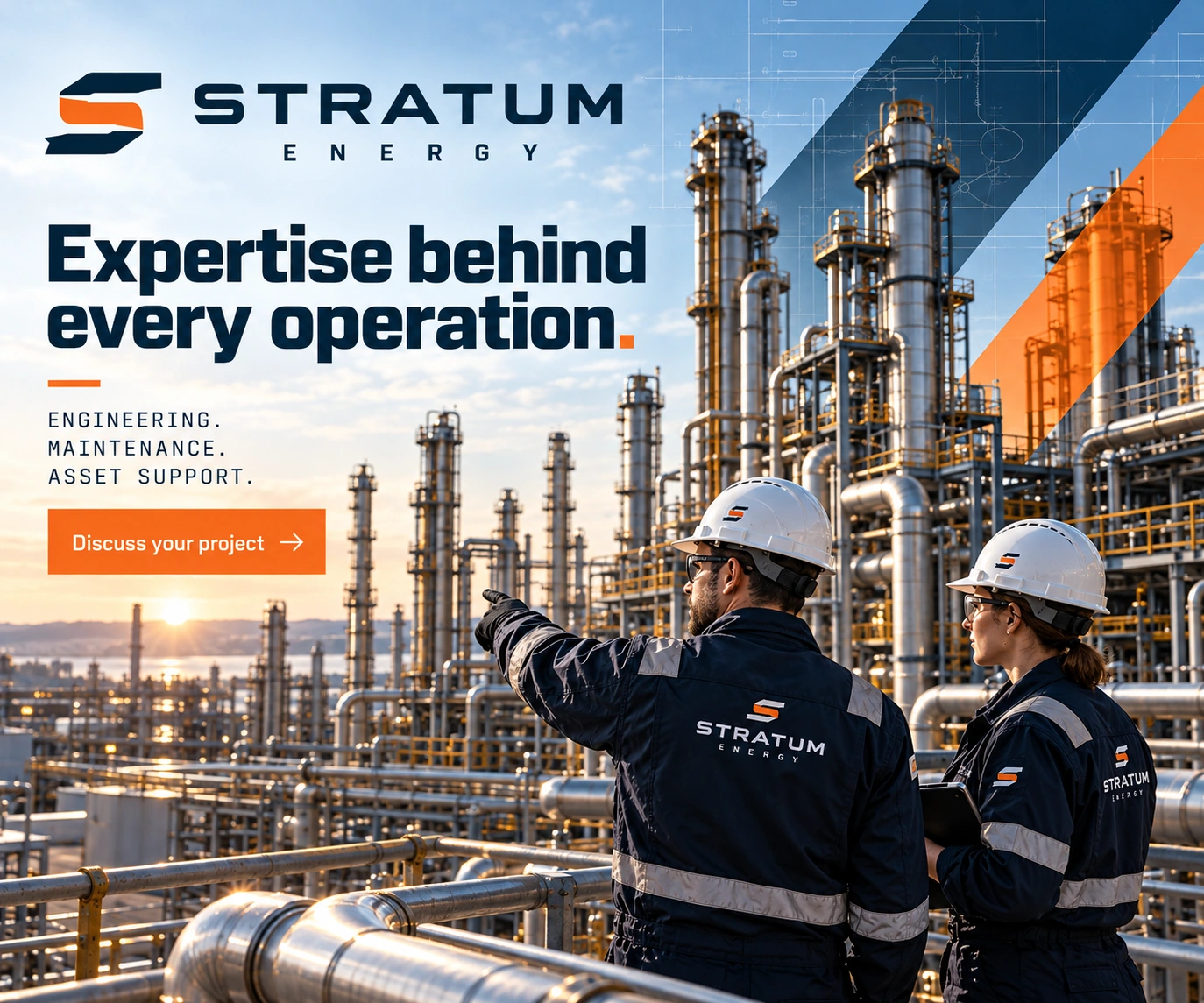 STRATUM ENERGY · Digital ad · display format
