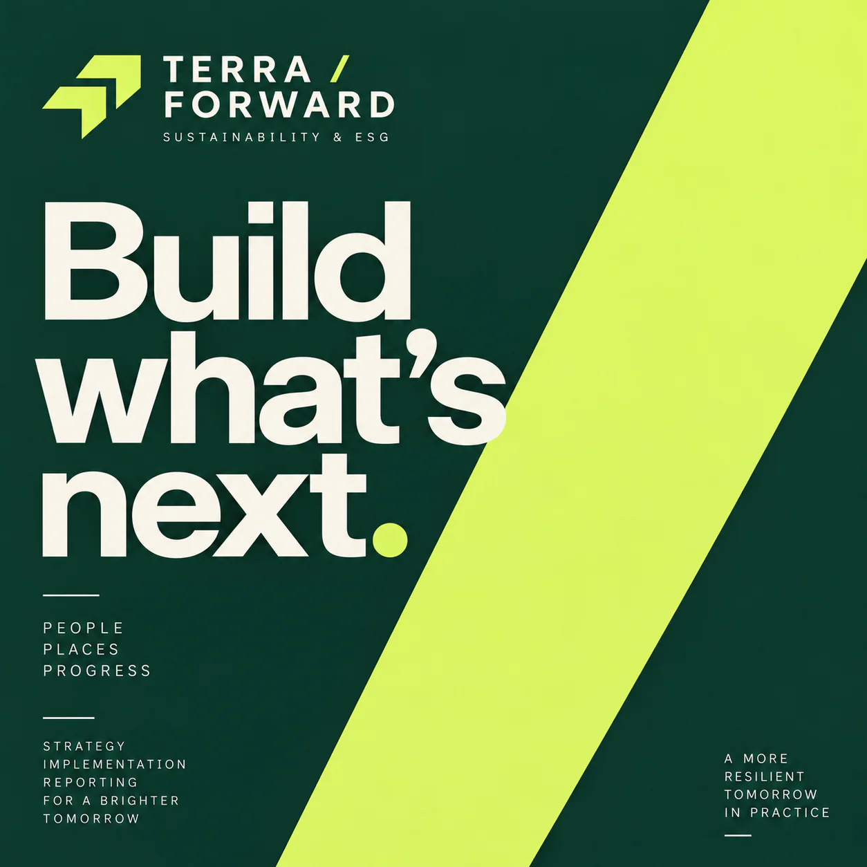 TERRA / FORWARD · The typographic manifesto