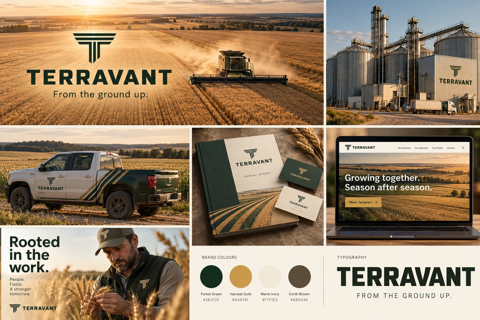 TERRAVANT · Moodboardul direcției · Aplicații comune și planșe