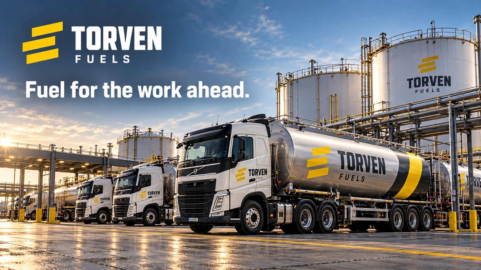 TORVEN FUELS · Start with the work that needs supplying.
