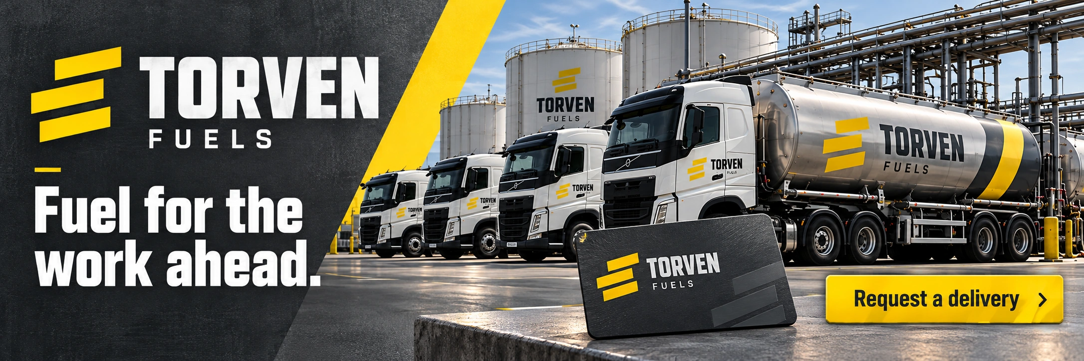 TORVEN FUELS · Digital ad · landscape format