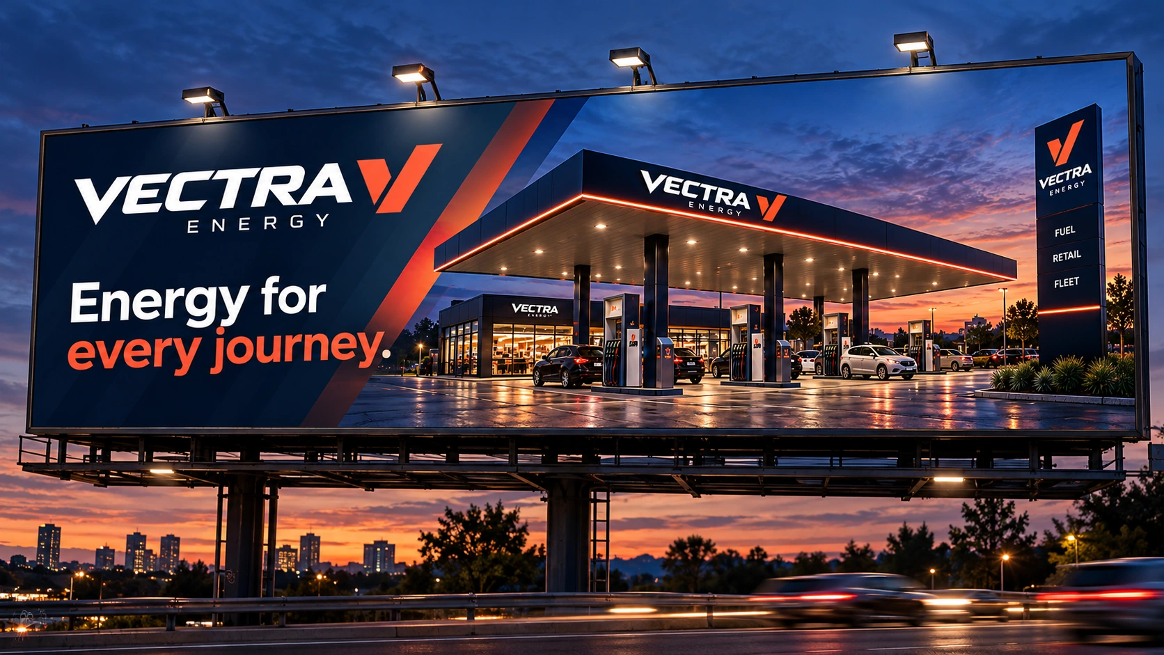 VECTRA ENERGY · Outdoor · machetă de amplasare
