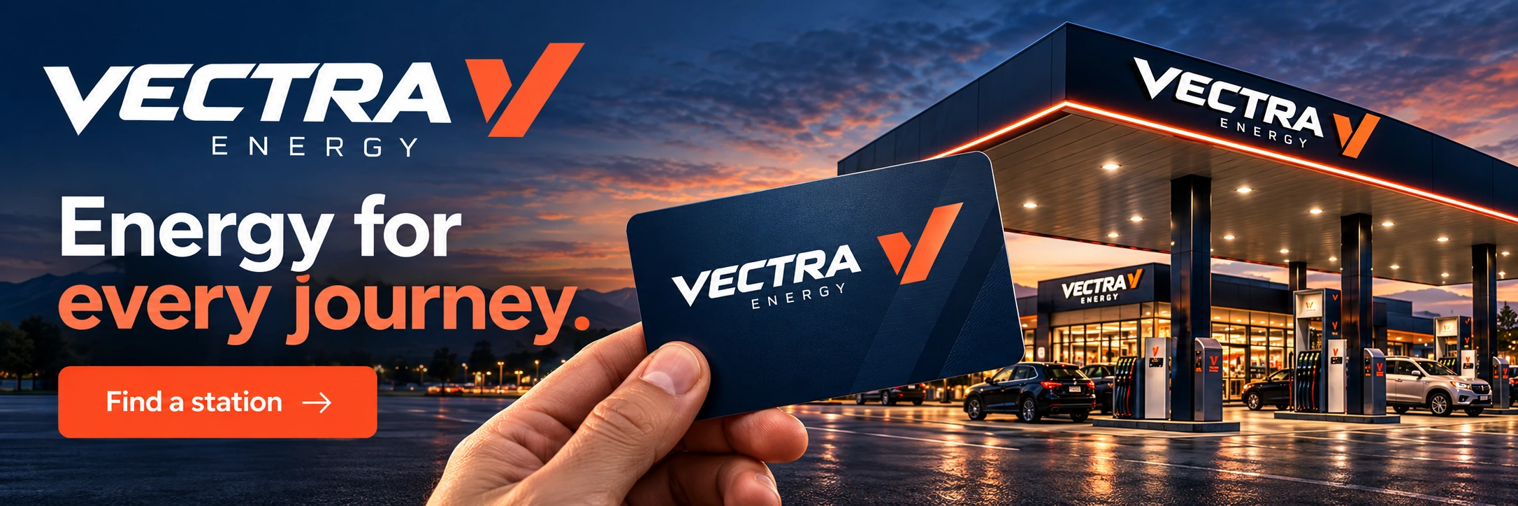 VECTRA ENERGY · Reclamă digitală · format orizontal
