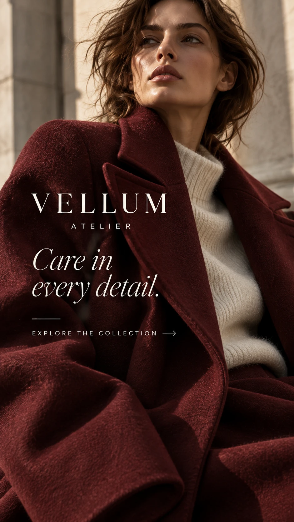 VELLUM ATELIER · Social media 011 · A quieter kind of presence.