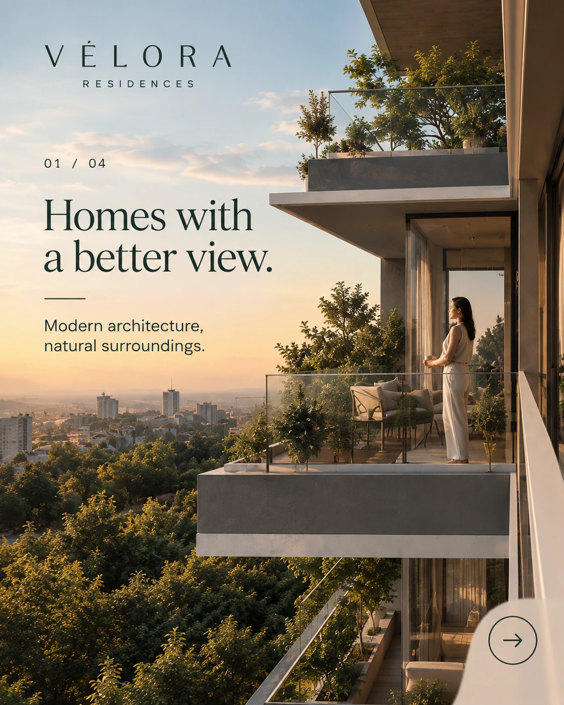 VÉLORA RESIDENCES · Digital ads / PPC 008 · The brand world