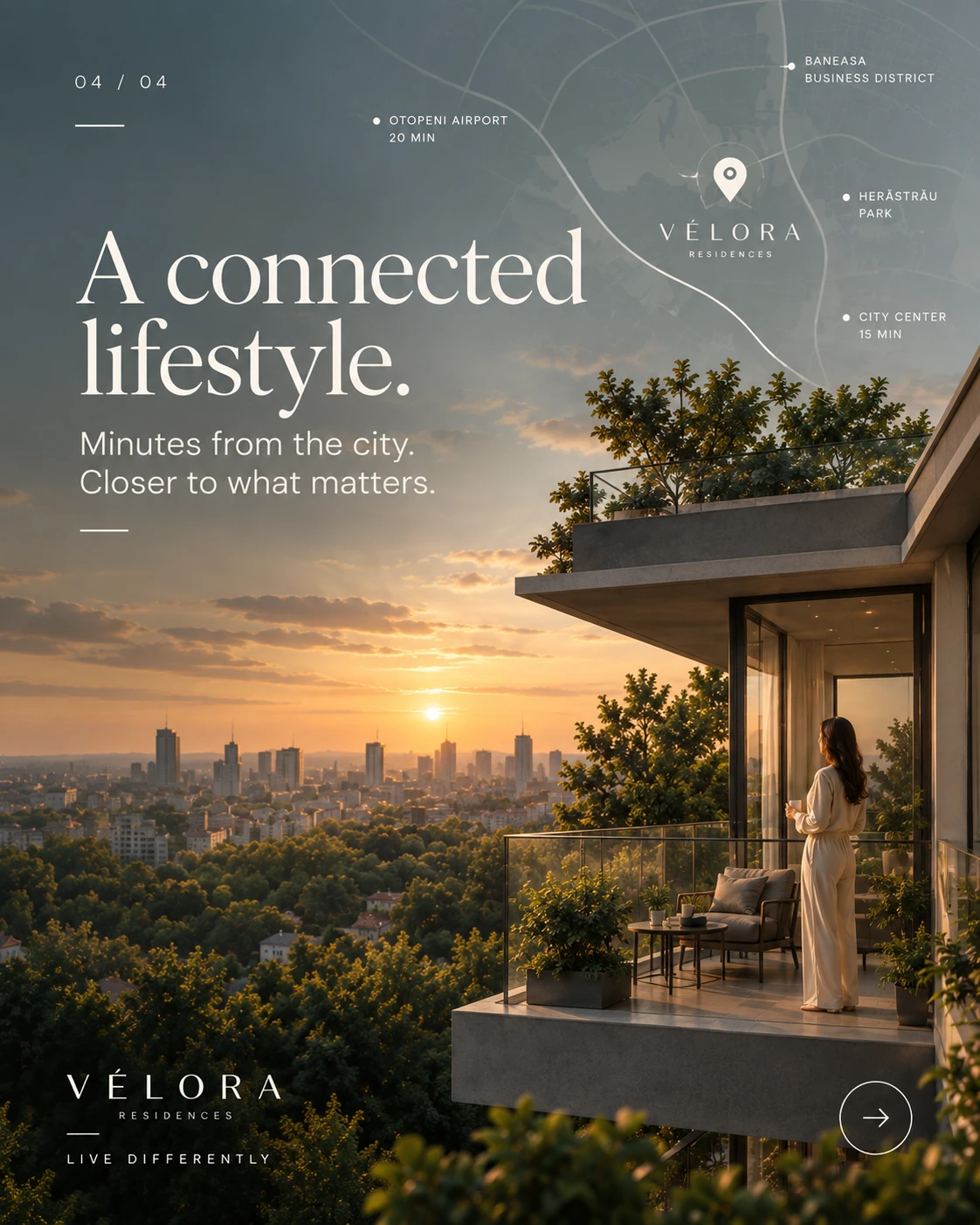 VÉLORA RESIDENCES · Digital ads / PPC 011 · The brand world