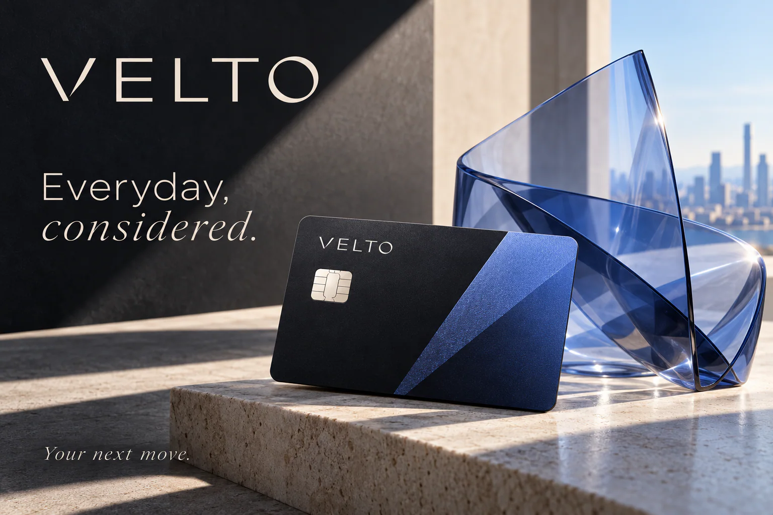VELTO · Key visual 3 · Sticla pliată