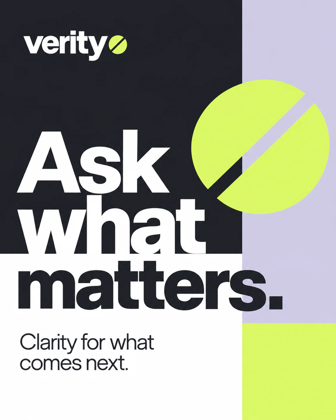 VERITY · Digital ad · display format