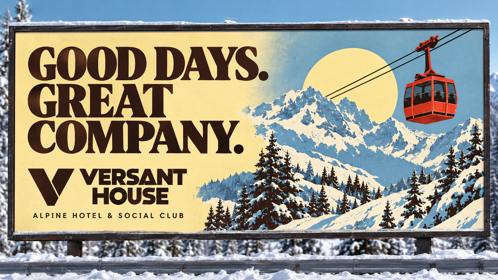 VERSANT HOUSE · Outdoor · placement mockup