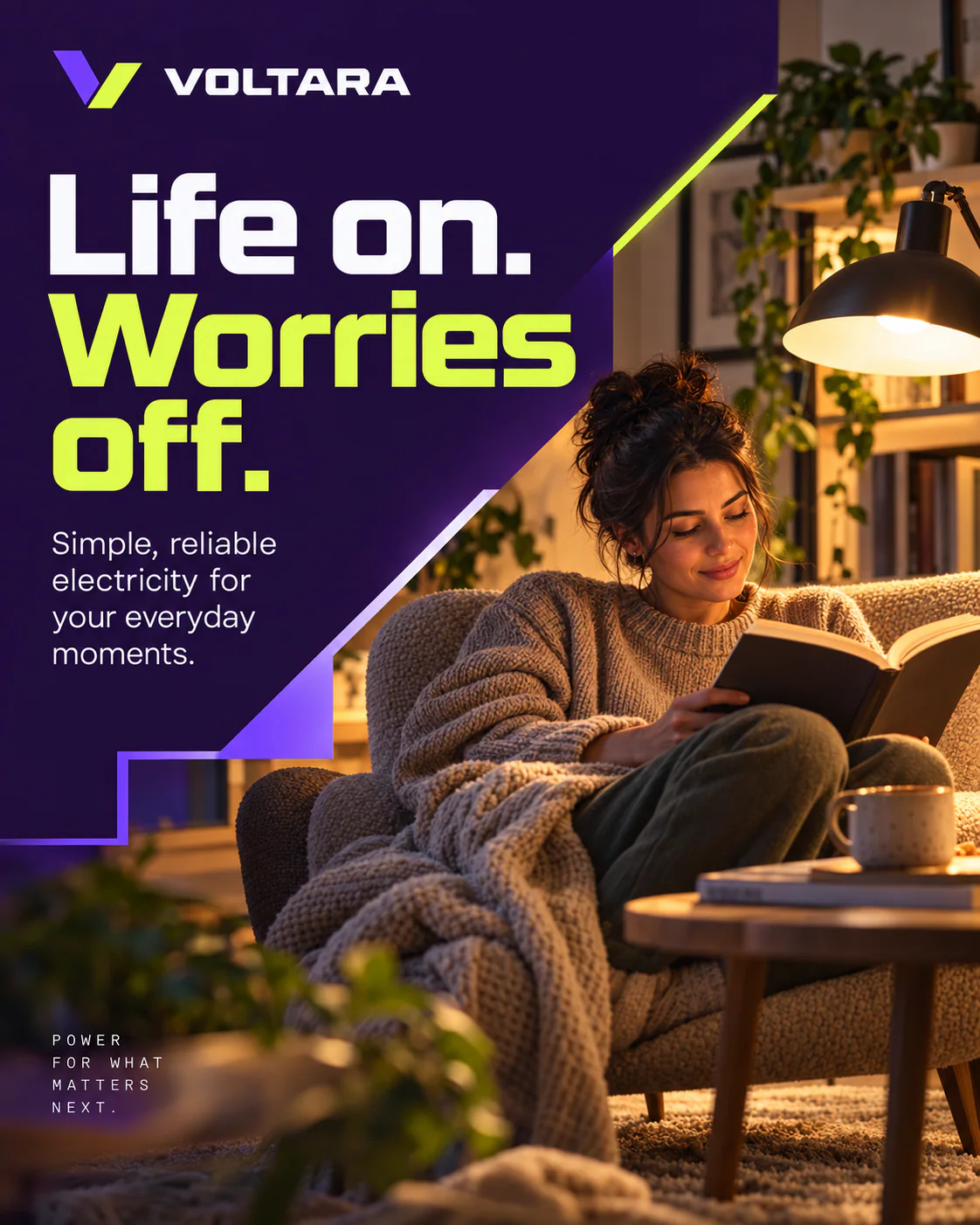 VOLTARA · Key visual 2 · Warm interiors