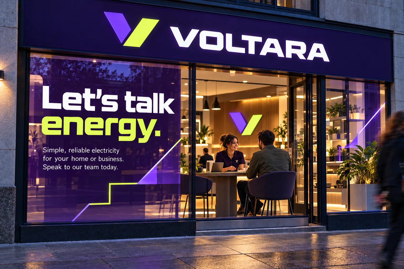 VOLTARA · The experience in context