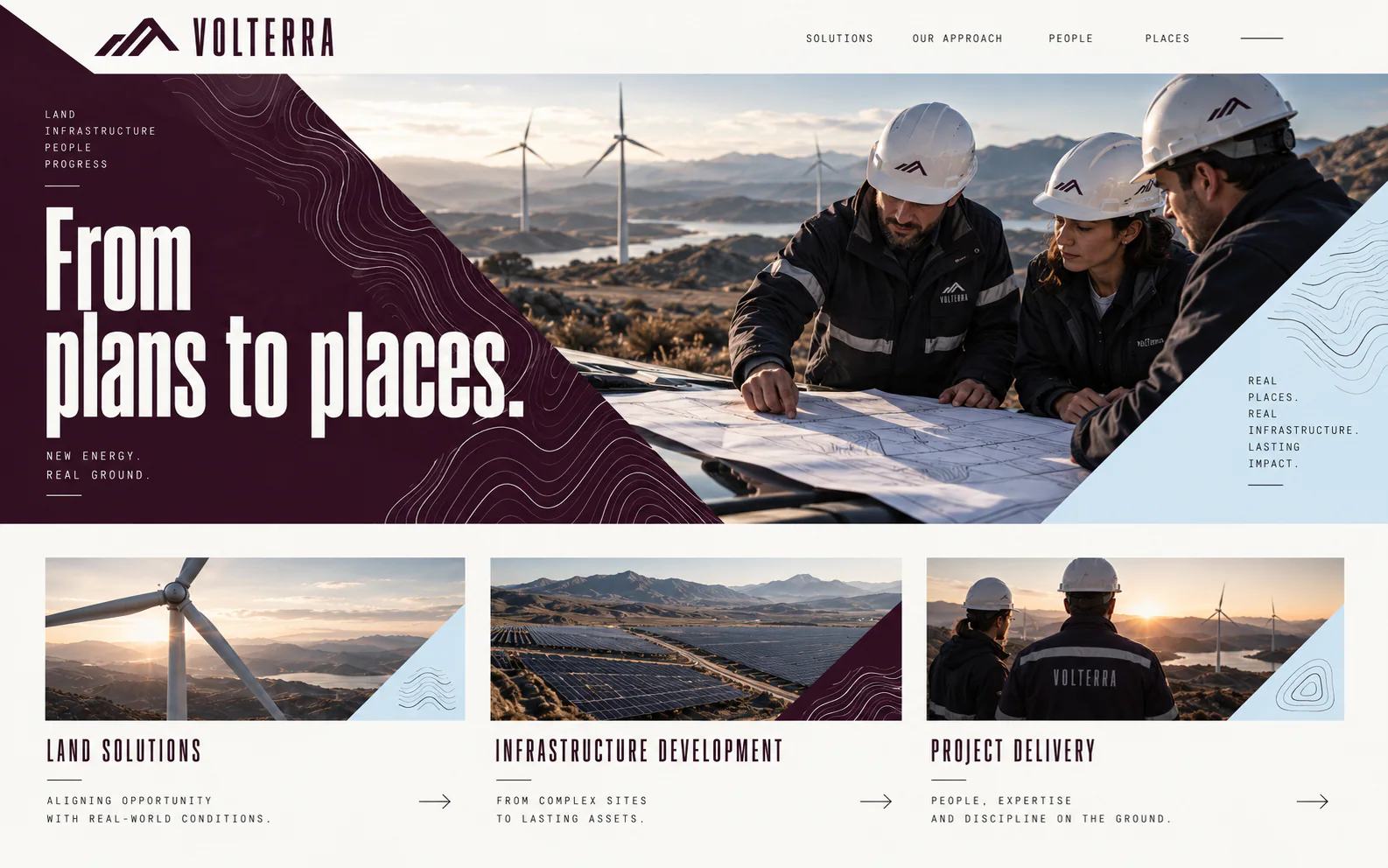VOLTERRA · The next step · concept mockup